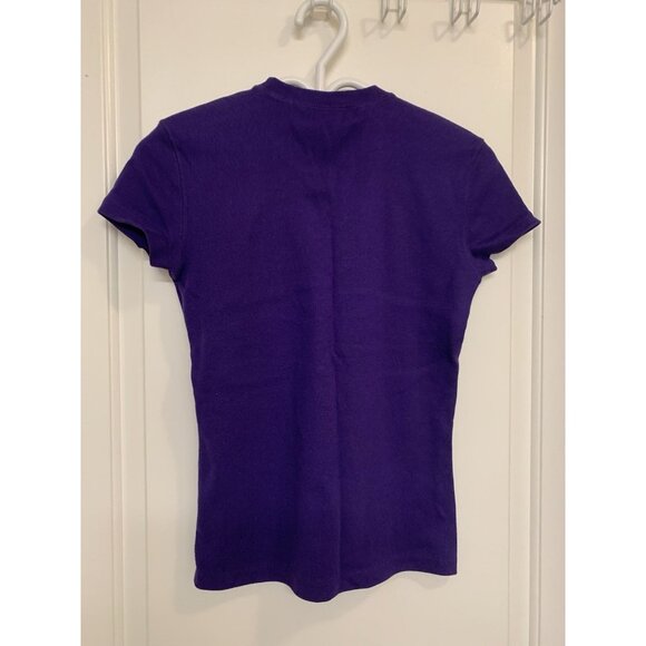 Tommy Hilfiger Purple T-shirt Women’s Small - Picture 3 of 8